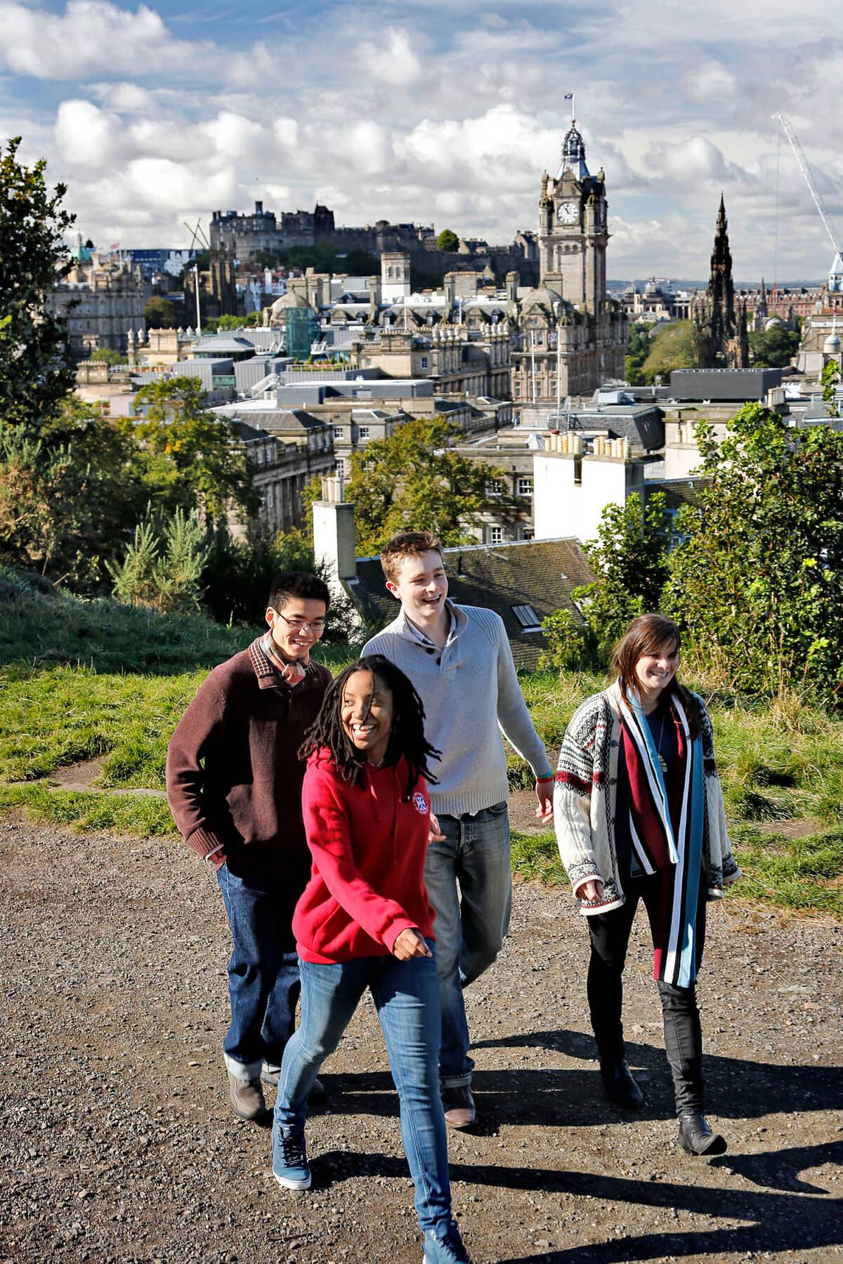 Undergraduate students in Edinburgh
